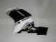 2007-2008 Kawasaki ZX6R Motorcycle Fairings - Black White Canada