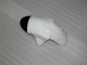 2007-2008 Kawasaki ZX6R Motorcycle Fairings - Black White Canada
