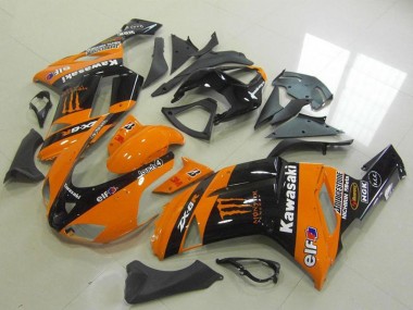 Cheap 2007-2008 Kawasaki ZX6R Motorcycle Fairings - Orange Monster Canada