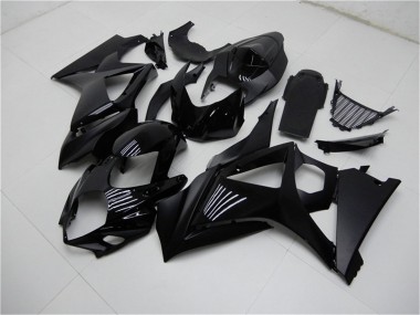 Cheap 2007-2008 Suzuki GSXR 1000 Motorcycle Fairings - Glossy Black Matte Black No Decal Canada