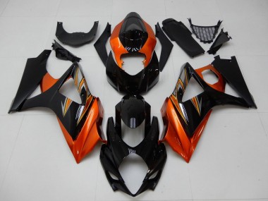 Cheap 2007-2008 Suzuki GSXR 1000 Motorcycle Fairing - Orange Black Canada