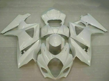 Cheap 2007-2008 Suzuki GSXR 1000 Motorcycle Fairings - White Canada