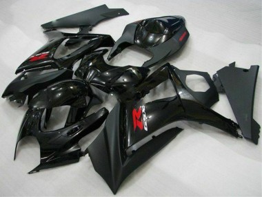 Cheap 2007-2008 Suzuki GSXR 1000 Motorcycle Fairings - Glossy Black Matte Black Red Canada