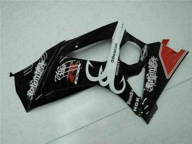 2007-2008 Suzuki GSXR 1000 Motorcycle Fairings - Glossy Black Red White Canada