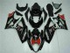 2007-2008 Suzuki GSXR 1000 Motorcycle Fairings - Glossy Black Red White Canada