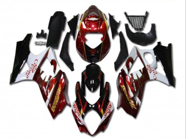 Cheap 2007-2008 Suzuki GSXR 1000 Motorcycle Fairings - Red White Black Corona Canada