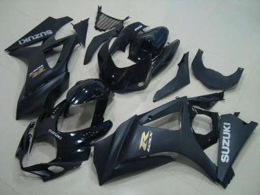 Cheap 2007-2008 Suzuki GSXR 1000 Motorcycle Fairings - Glossy Black Matte Black Gold OEM Style Canada