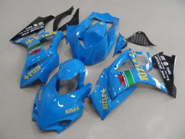 Cheap 2007-2008 Suzuki GSXR 1000 Motorcycle Fairings - Blue Yellow Black Rizla Racing Canada