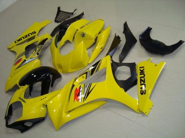 Cheap 2007-2008 Suzuki GSXR 1000 Motorcycle Fairing - Yellow Glossy Black Canada