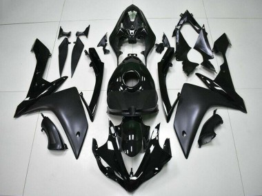 Cheap 2007-2008 Yamaha YZF R1 Motorcycle Fairings - Glossy Black Matte Black Canada