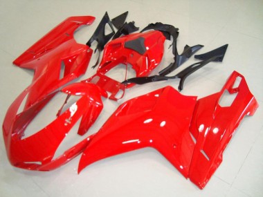 Cheap 2007-2014 Ducati 848 1098 1198 Motorcycle Fairings - Red Canada
