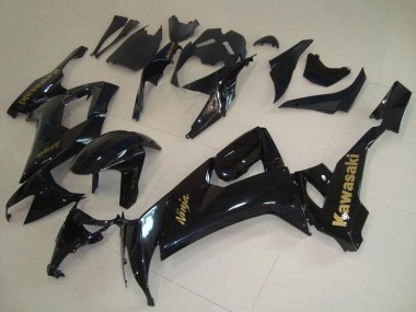 Cheap 2008-2010 Kawasaki ZX10R Motorcycle Fairings - Glossy Black Gold Decal Canada