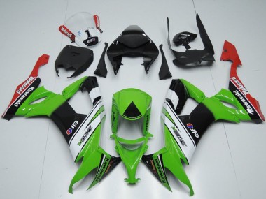 Cheap 2008-2010 Kawasaki ZX10R Motorcycle Fairings - Green White Black Red Elf Motorrad Canada