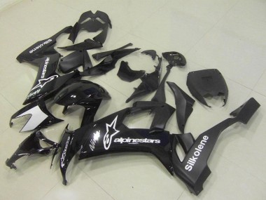 Cheap 2008-2010 Kawasaki ZX10R Motorcycle Fairings - Glossy Black Silkolene Star Canada