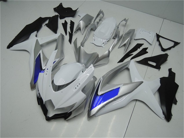 2008-2010 Suzuki GSXR 600/750 Motorcycle Fairings - Silver White Blue Black Canada