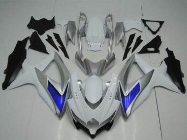 Cheap 2008-2010 Suzuki GSXR 600/750 Motorcycle Fairings - Silver White Blue Black Canada