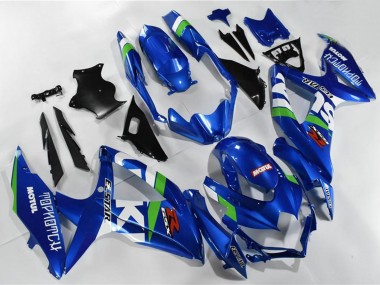 Cheap 2008-2010 Suzuki GSXR 600/750 Motorcycle Fairings - Blue White Green Black Canada