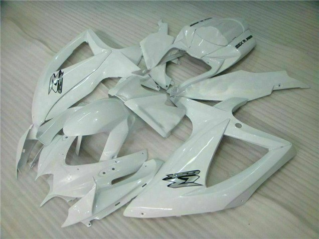 2008-2010 Suzuki GSXR 600/750 Motorcycle Fairings - White Canada