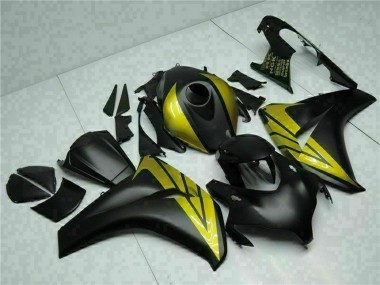 Cheap 2008-2011 Honda CBR1000RR Motorcycle Fairings - Matte Black Gold Canada