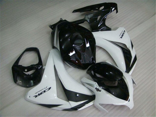 2008-2011 Honda CBR1000RR Motorcycle Fairings Kits - White Glossy Black Canada