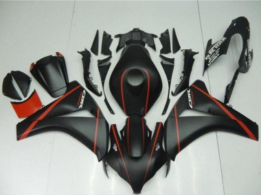 Cheap 2008-2011 Honda CBR1000RR Motorcycle Fairings - Matte Black Red Canada