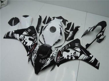 Cheap 2008-2011 Honda CBR1000RR Abs Fairings - White Glossy Black Canada