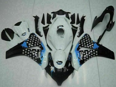 Cheap 2008-2011 Honda CBR1000RR Motorcycle Fairing - White Blue Glossy Black Canada