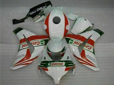 Cheap 2008-2011 Honda CBR1000RR Motorcycle Fairings - White Red Green Castrol Canada