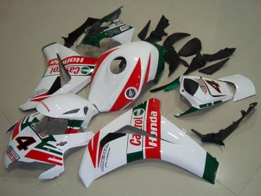 Cheap 2008-2011 Honda CBR1000RR Motorcycle Fairings - White Red Dark Green Castrol Canada