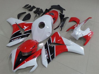 Cheap 2008-2011 Honda CBR1000RR Motorcycle Fairings Kits - White Red Glossy Black Canada
