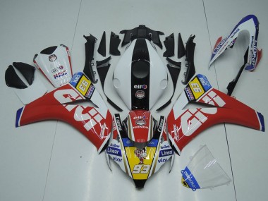 Cheap 2008-2011 Honda CBR1000RR Motorcycle Fairings - White Red Yellow Black Givi 93 Canada
