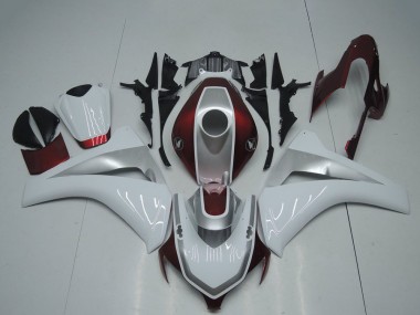 Cheap 2008-2011 Honda CBR1000RR Motorcycle Fairings - White Silver Maroon Red Canada