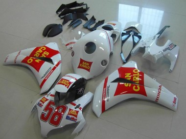 Cheap 2008-2011 Honda CBR1000RR Motorcycle Fairings - White Red Yellow San Carlo 58 Canada