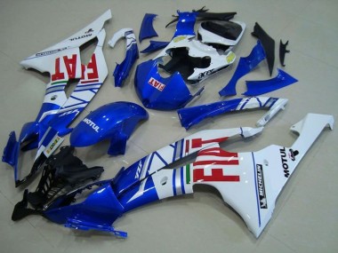 Cheap 2008-2016 Yamaha YZF R6 Motorcycle Fairings - White Blue Red Fiat Motul Michelin Canada