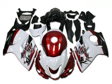 Cheap 2008-2020 Suzuki GSXR 1300 Hayabusa Motorcycle Fairings - White Red Black Canada