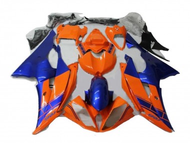 Cheap 2008-2016 Yamaha YZF R6 Motorcycle Fairings - Orange Blue Canada