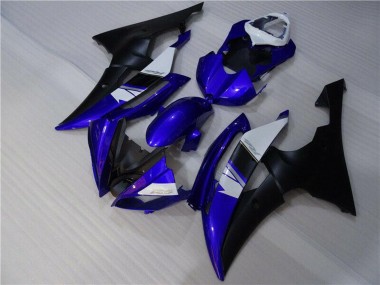 Cheap 2008-2016 Yamaha YZF R6 Motorcycle Fairings - White Blue Matte Black Canada