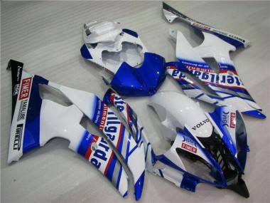 Cheap 2008-2016 Yamaha YZF R6 Motorcycle Fairings - White Blue Red Sterilgarda Volvo Fimer Yamalube Canada