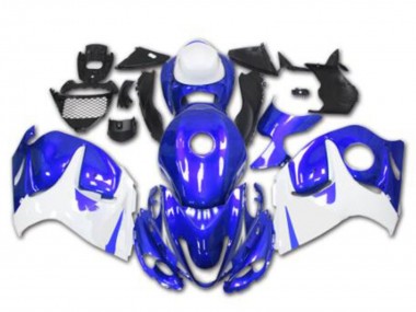 Cheap 2008-2020 Suzuki GSXR 1300 Hayabusa Motorcycle Fairings - Blue White Canada