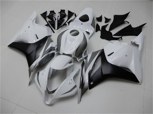 2009-2012 Honda CBR600RR Motorcycle Fairing - White Grey Matte Black Canada