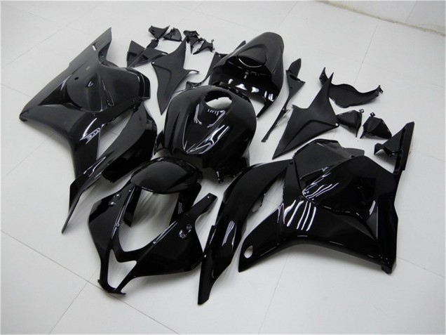 2009-2012 Honda CBR600RR Motorcycle Fairing Kits - Glossy Black Canada
