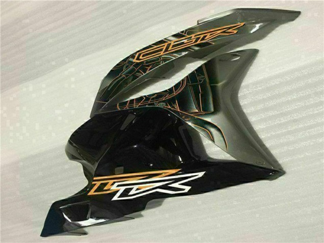 2009-2012 Honda CBR600RR Motorcycle Fairings - White Orange Glossy Black Canada