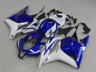 Cheap 2009-2012 Honda CBR600RR Motorcycle Fairings - White Blue Canada