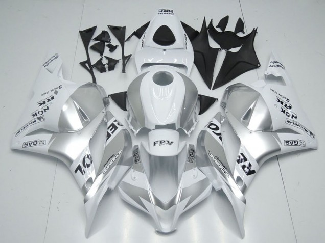 2009-2012 Honda CBR600RR Motorcycle Fairings - White Silver Black Repsol Canada