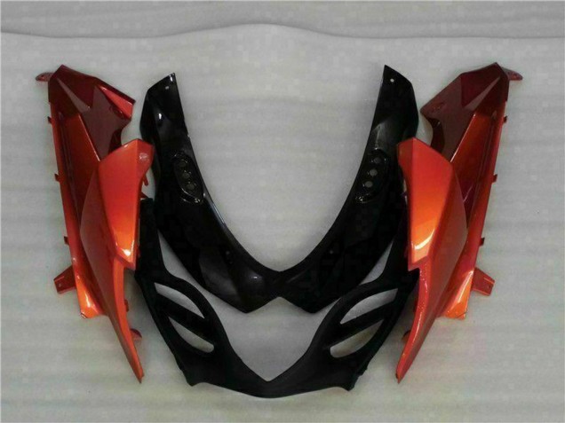 2009-2016 Suzuki GSXR 1000 Motorcycle Fairings - Orange Glossy Black Canada