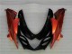 2009-2016 Suzuki GSXR 1000 Motorcycle Fairings - Orange Glossy Black Canada