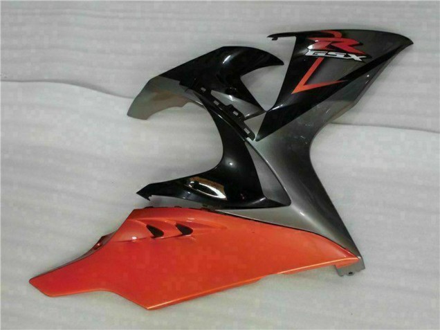 2009-2016 Suzuki GSXR 1000 Motorcycle Fairings - Orange Glossy Black Canada