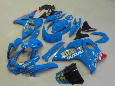 Cheap 2009-2016 Suzuki GSXR 1000 Motorcycle Fairings - Blue Gold Rizla Motul Canada