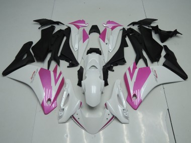 Cheap 2011-2015 Honda CBR250RR Motorcycle Fairings - White Pink Matte Black Canada
