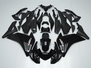 Cheap 2011-2015 Honda CBR250RR Motorcycle Fairings - Glossy Black Matte Black Canada